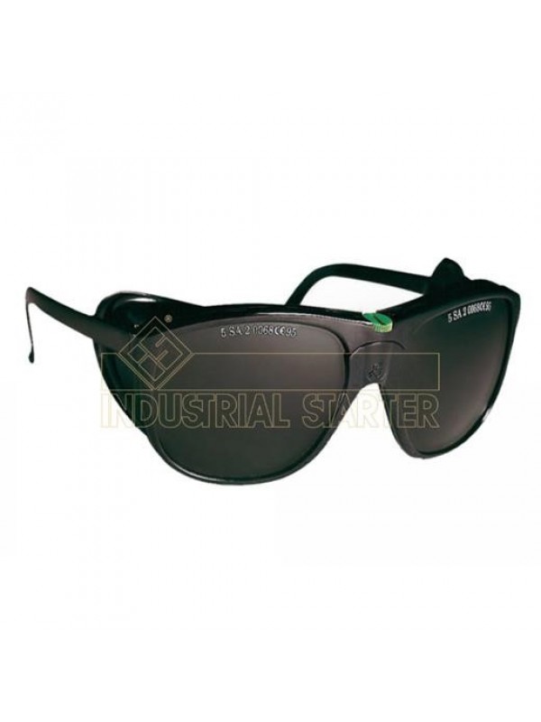 Zaštitne naočale s bočnom zaštitom i zelenim lećama DIN5 317N-VT ART.000175